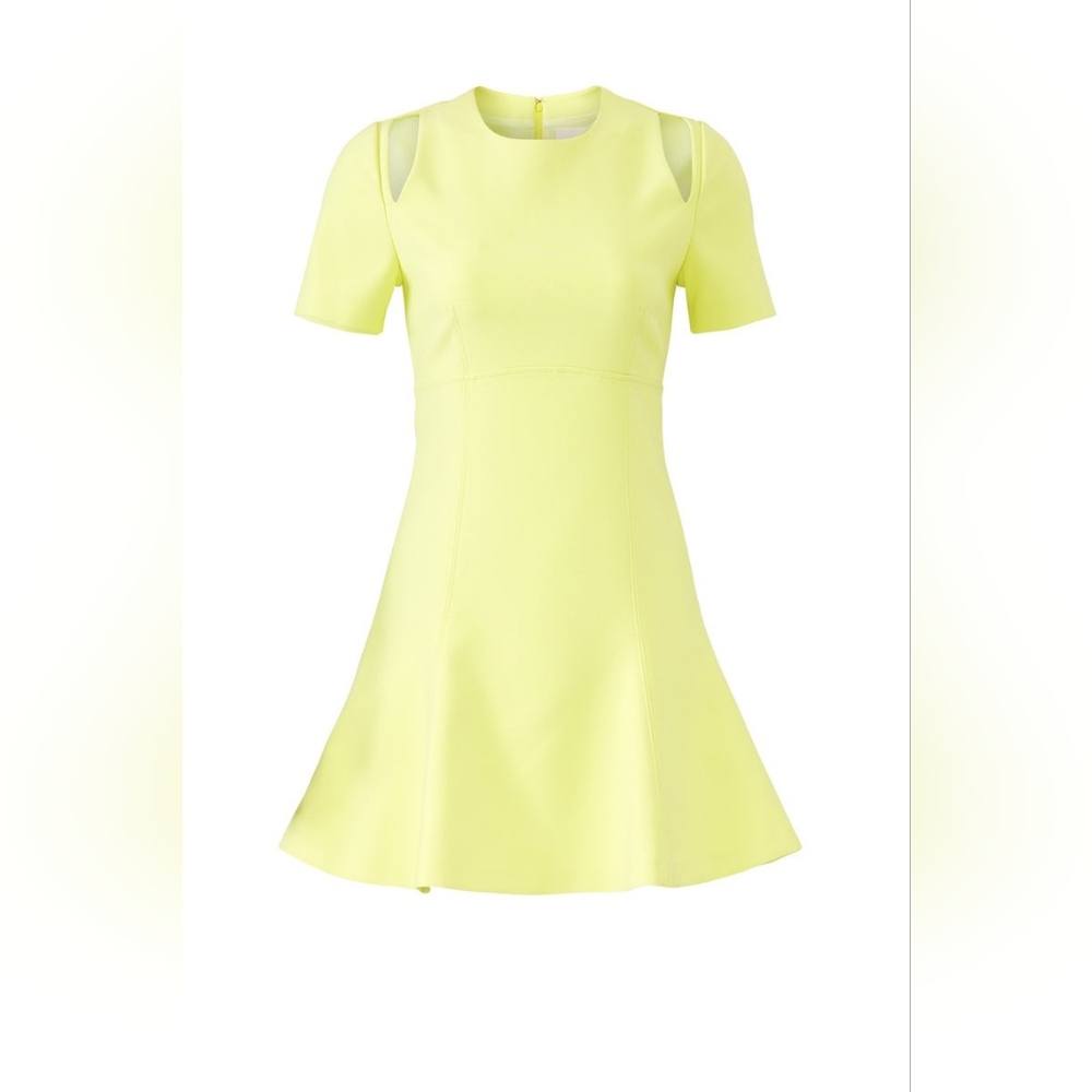 RTR Cinq a Sept Alyssa Women's Fit n Flare Mini Dress with Cutout Size 14